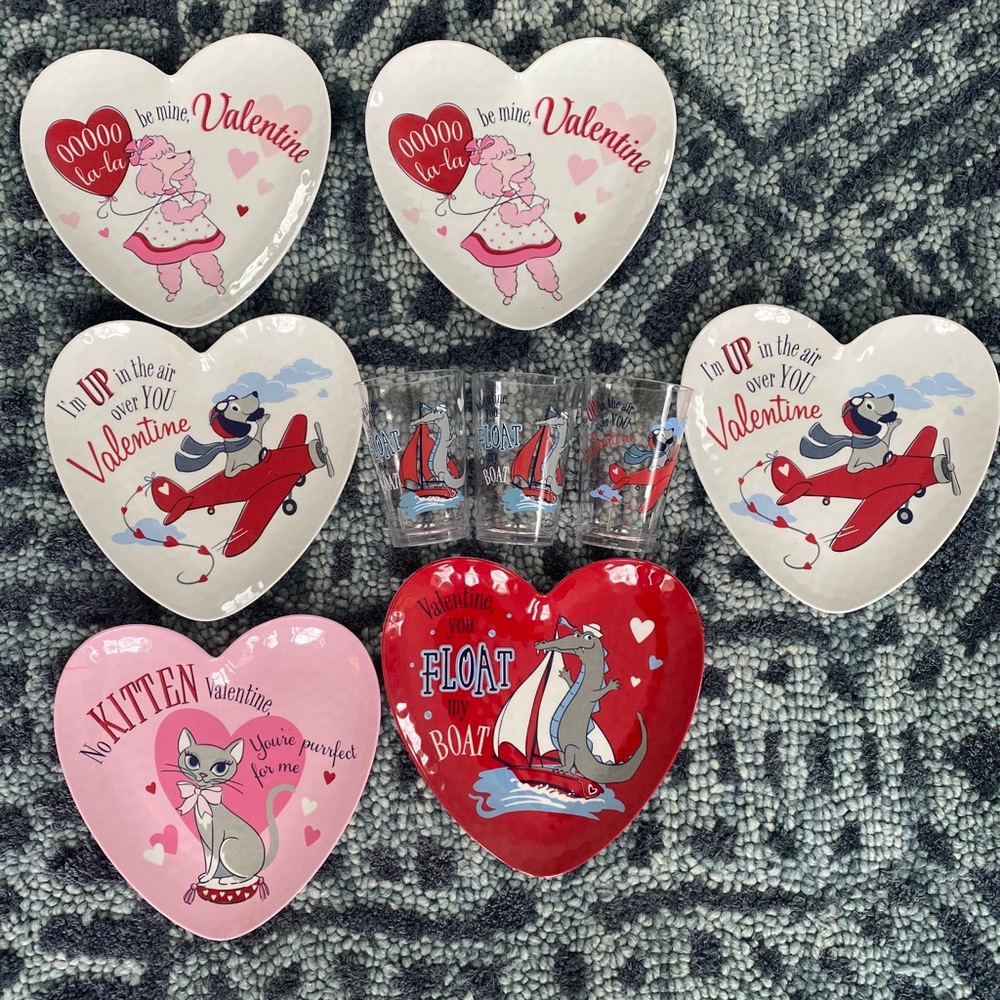 Pottery Barn Kids plates and cups